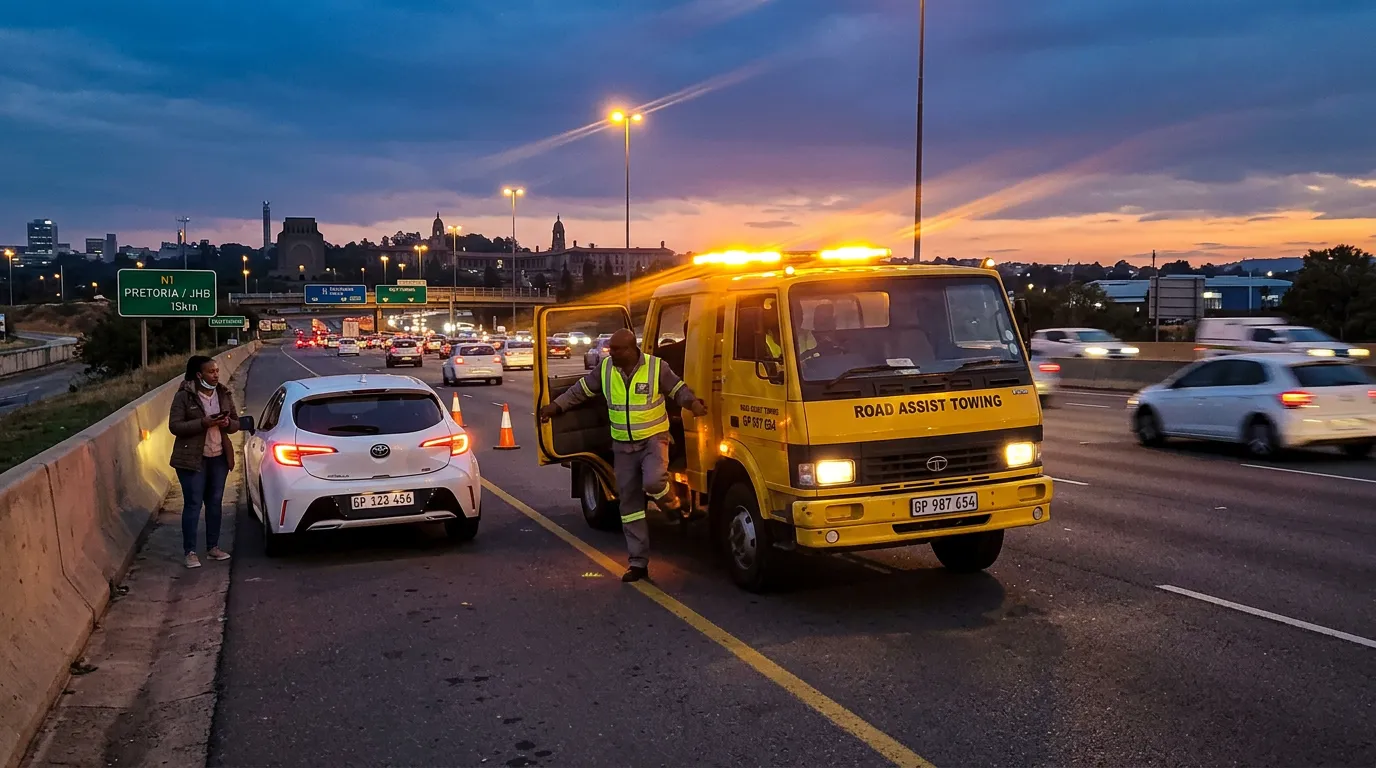 24/7 towing service in Pretoria